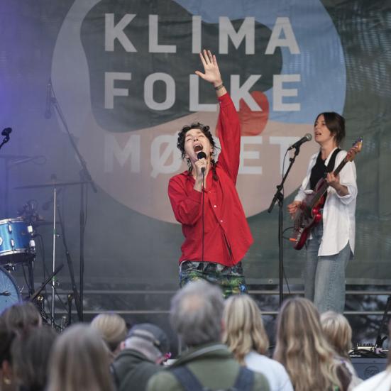 En af hovedscenerne på Klimafolkemødet i Middelfart