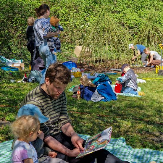 Havedag på Flensborg Bibliotek i foråret 2025