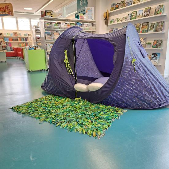 Telt på Flensborg Bibliotek
