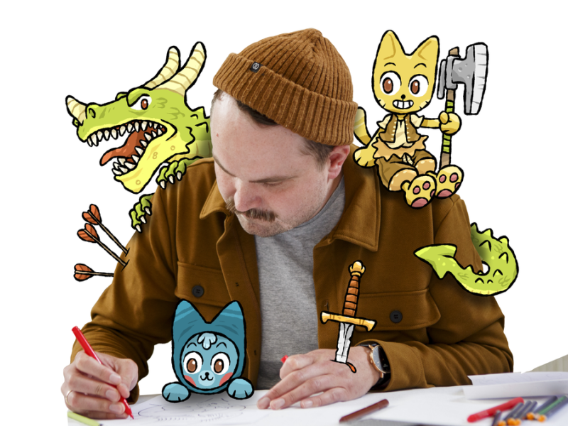 Forfatter og illustrator Thomas Knappe