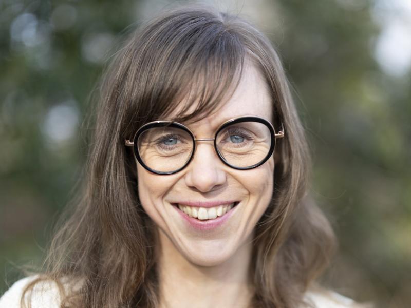 Litteraturformidler Lea Fløe Christensen. Foto: Lotte Fløe Christensen