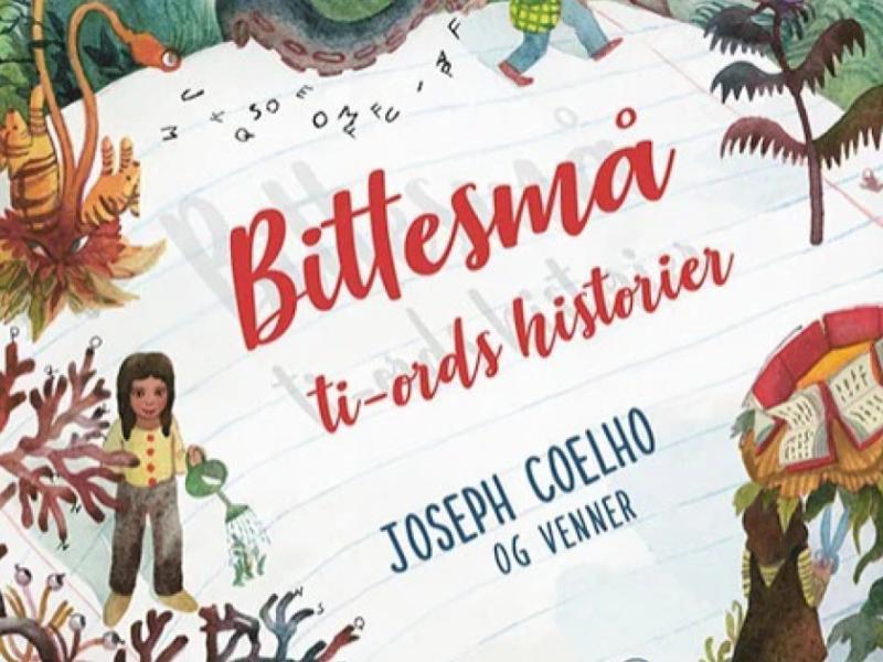 Bittesmå ti-ords historier (bogforside)