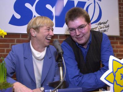 Politikerne Anke Spoorendonk og Lars Harms