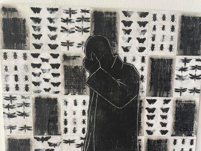 Kunstværk til udstillingen "Kunst & vær med"