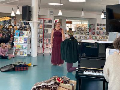 Julie Vilstrup og Thomas Storm på Flensborg Bibliotek