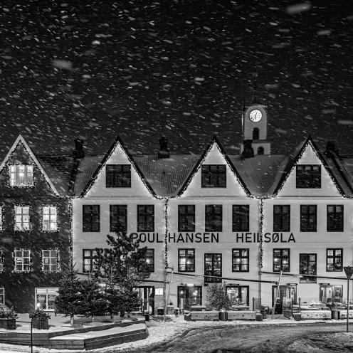 Husfacade på Færøerne. Foto: Torben Kelde