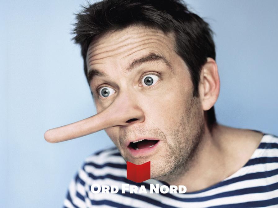 Forfatteren Carl Quist Møller med lang næse