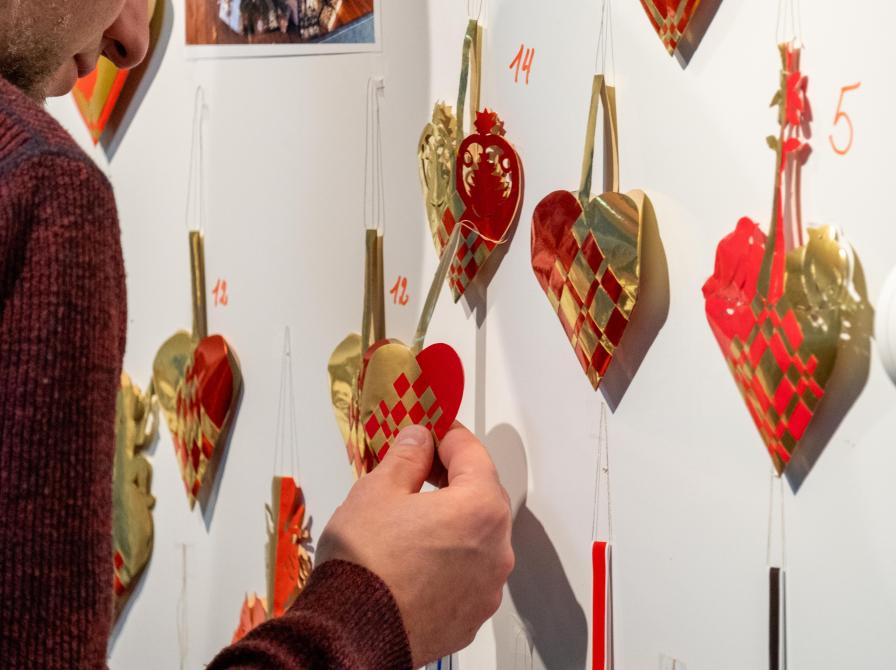 Hjulehjerter på Flensborg Bibliotek