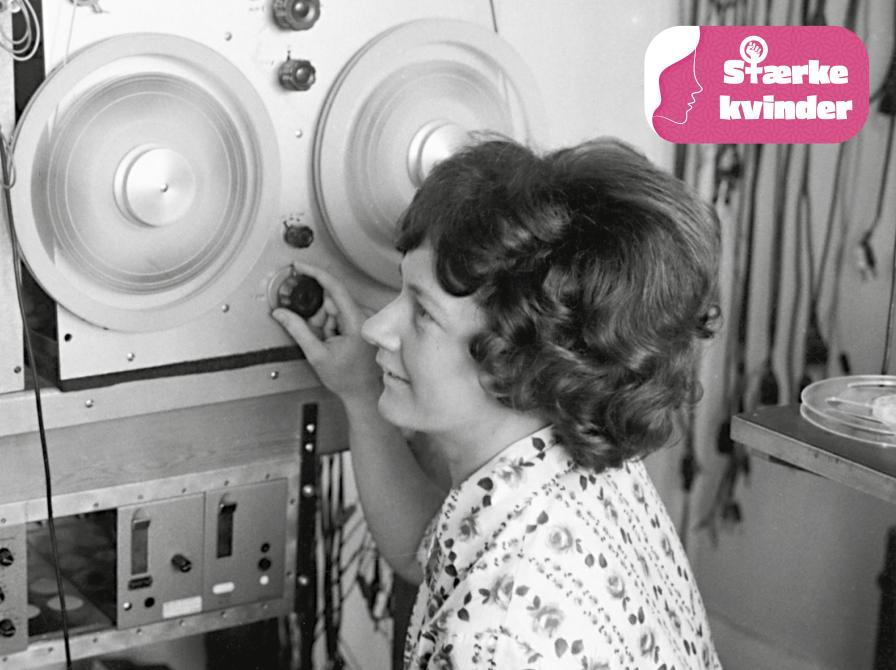 Portræt af den danske komponist Else Marie Pade 