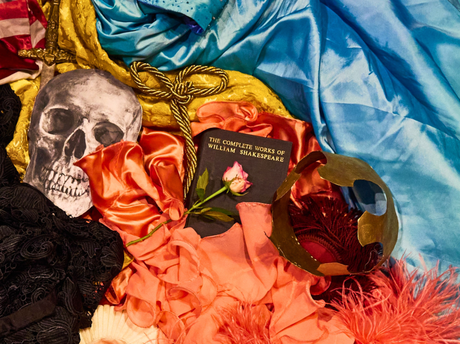 Plakatmotiv til Shakespeares samlede værker