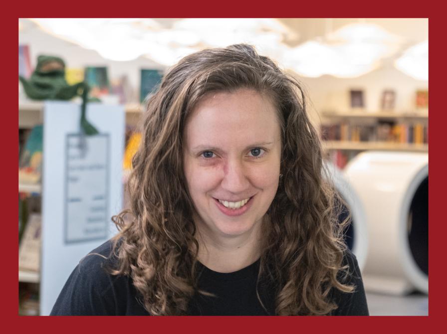Katrine Dinitzen er bibliotekar hos Dansk Centralbibliotek for Sydslesvig