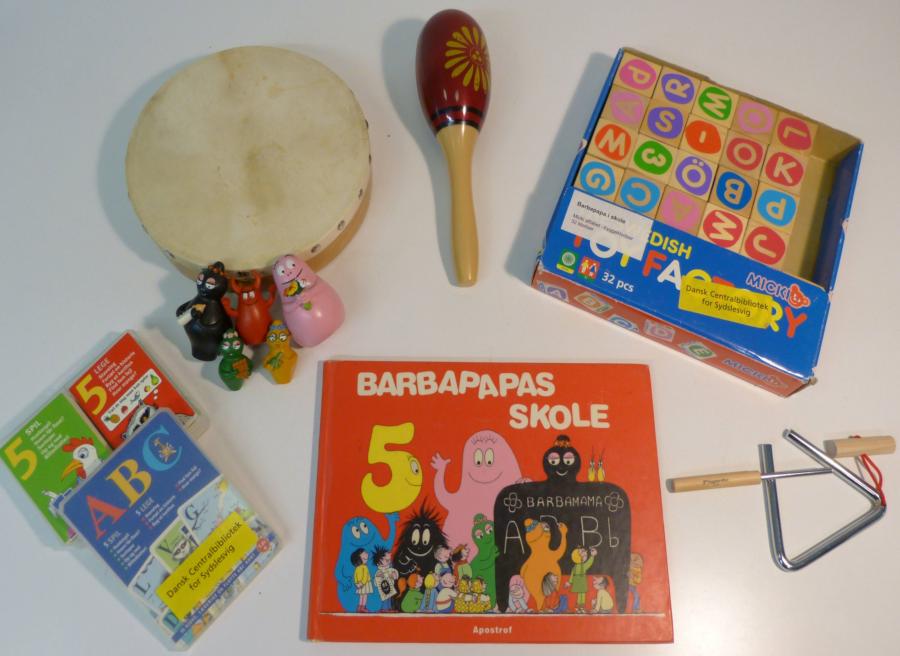 Barbapapa i skole - sprogkuffert for 4-6 årige