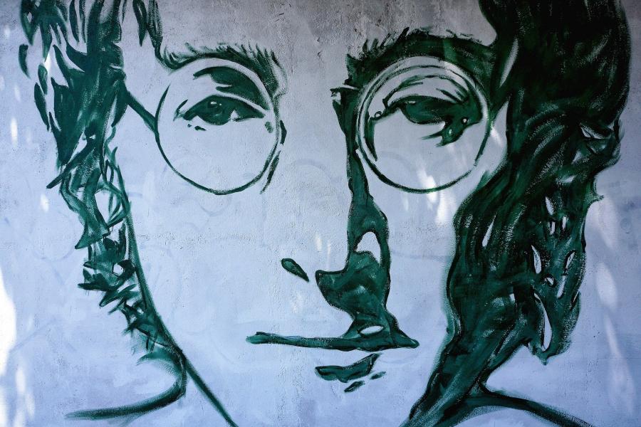 John Lennon - Streetart (Kilde: Pixabay)
