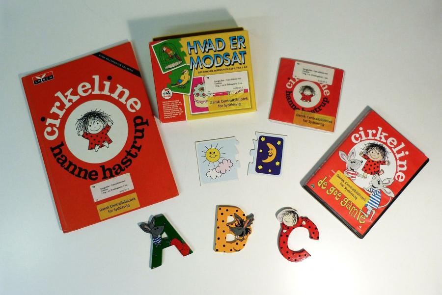 Træn alfabetet med Cirkeline - sprogkuffert for 4-7 årige